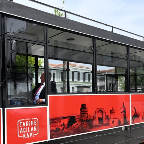 Turist treni Edirne'ye tarihi yolculukta turistleri taşıyacak