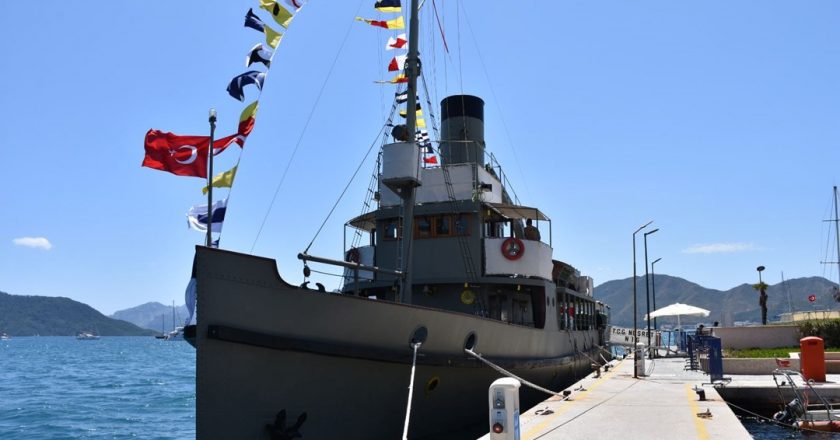 TCG Nusret Müze Gemisi Marmaris'te Ziyarete Açıldı