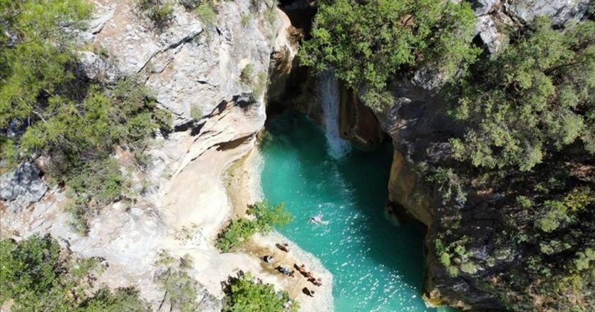 Antalya'daki Gümüşdamla kanyonu doğa tutkunlarının rotasında