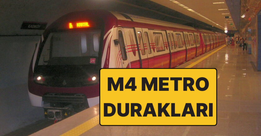 M4 Kadıköy-Sabiha Gökçen Havaalanı Metro Durakları