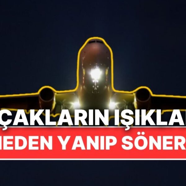Uçakların Gökyüzündeki Işıkları Neden Yanıp Söner?