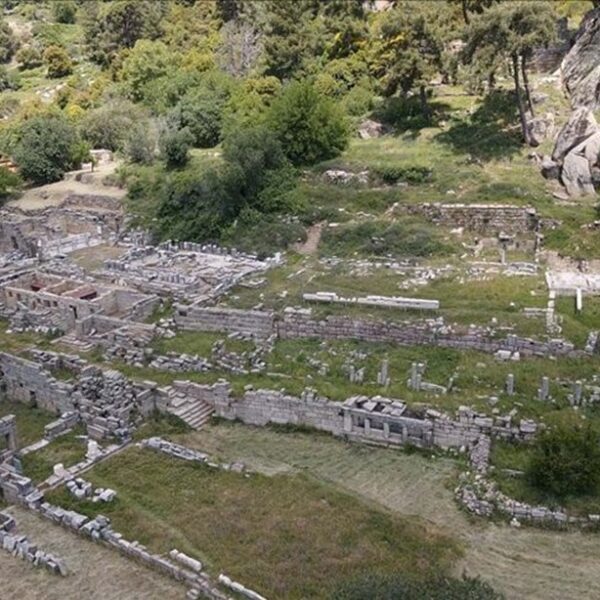 Labraunda Antik Kenti’nde restorasyon çalışmaları sürüyor
