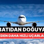 Uçaklar Batıdan Doğuya Neden Daha Hızlı Gider?