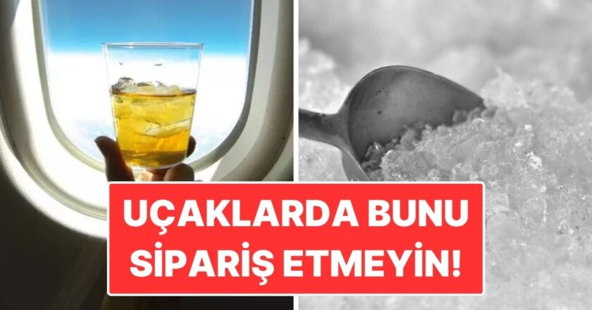Uçaklarda Buzlu Su Neden Tehlikeli?