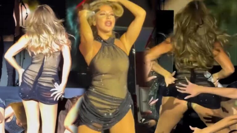 Hadise, Antalya sahnesinde bir an olsun yerinde durmadı